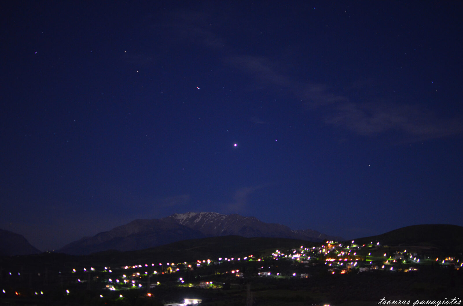Mt.Parnassos from Levadia